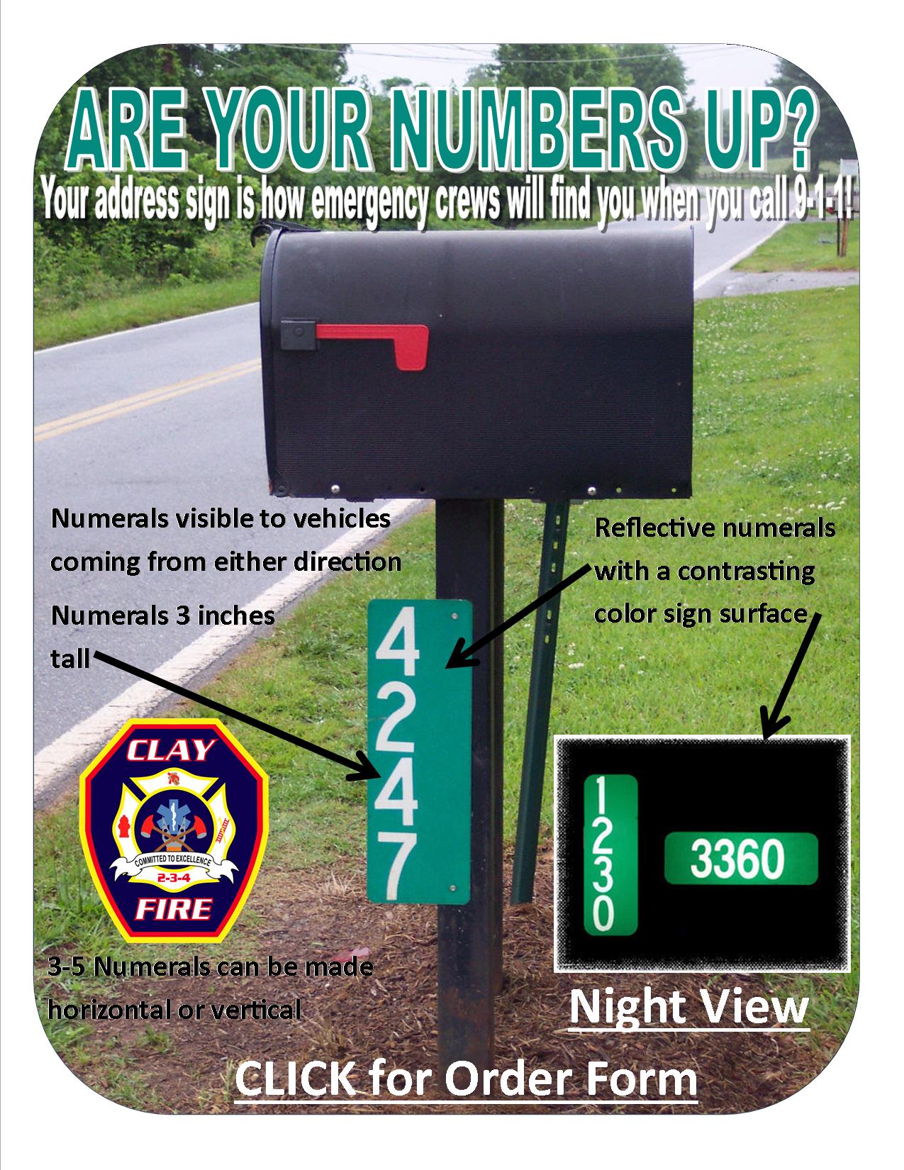 Reflective Address Sign2